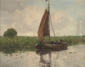 Sailing Along A River (+ Farmer Milking Cow; 2 Works) Sailing Along A River (+ Farmer Milking Cow; 2 Works)