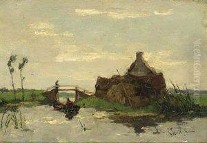 A Polder Landscape by Louis Stutterheim