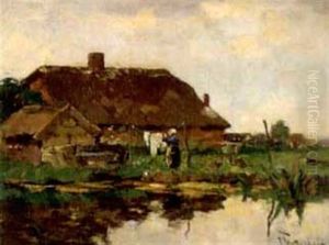 Die Wascheleine Vor Dem Haus by Louis Stutterheim