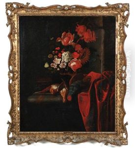 Floral And Nature Morte Still Life by Ernst Stuven