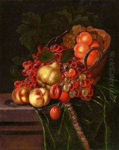 Still Life With Fruit And A Mouse by Ernst Stuven