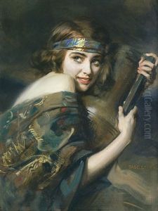 Girl With Amphora by Tadeusz Styka