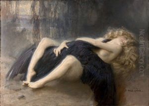 Leda Et Le Cygne by Tadeusz Styka