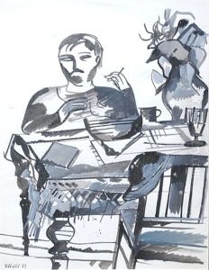 Zatisi, Krajina (oboustranna Malba) by Jindrich Styrsky