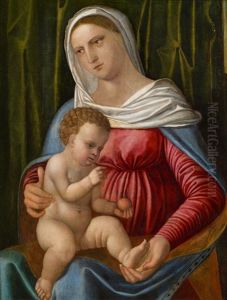 Madonna Mit Kind by (Bartolomeo Suardi) Bramantino