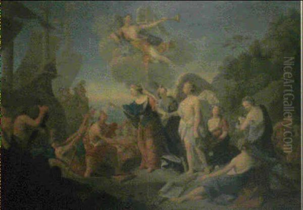 Allegorie De La France Liberant L'amerique - view 1