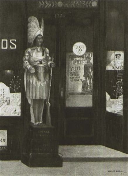 Cigar Store Indian (indian Girl, 1857) - view 1