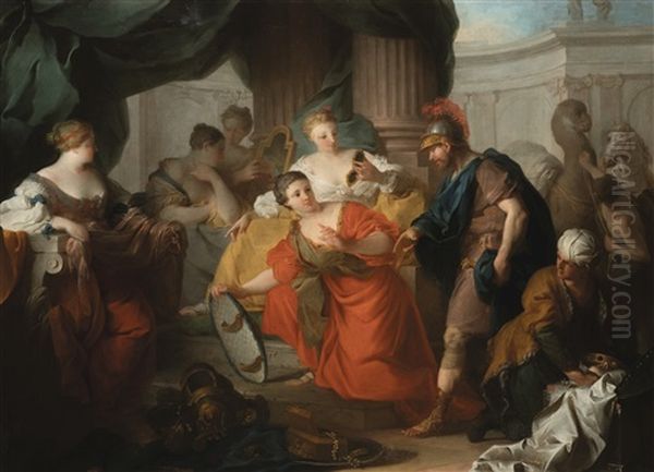 Ulysses Discovering Achilles Among The Daughters Of Lycomedes - view 1