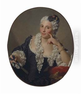 Portrait D'anne-marie Zina Durand De Lironcourt by Pierre Hubert Subleyras