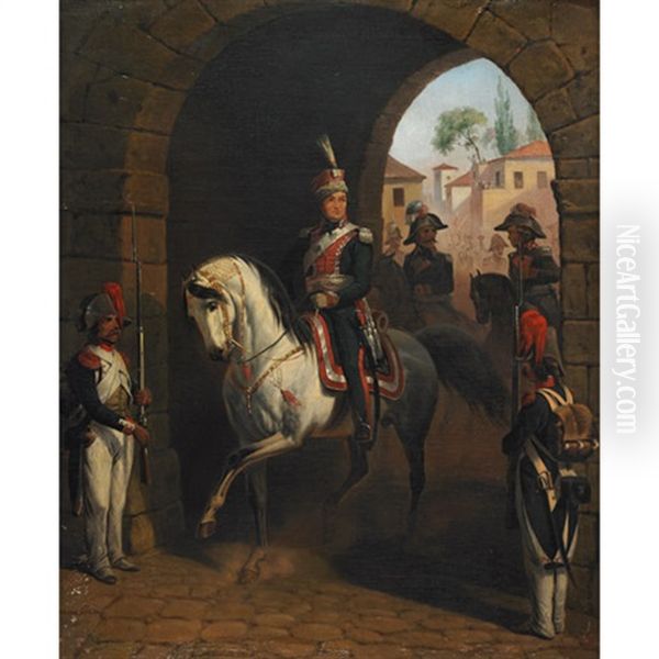 Jan Henryk Dabrowski Entering Rome - view 1