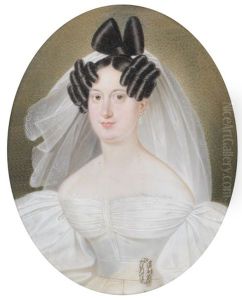 Bildnis Einer Braut Mit Biedermeierfrisur