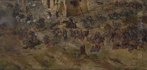 Szene Aus Dem Deutsch-franzosischen Krieg by Louis Braun