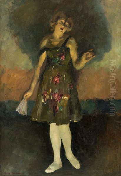 The Dancer, A Portrait Of The Artist`s Wife, Olga Glebova-sudeikina - view 1