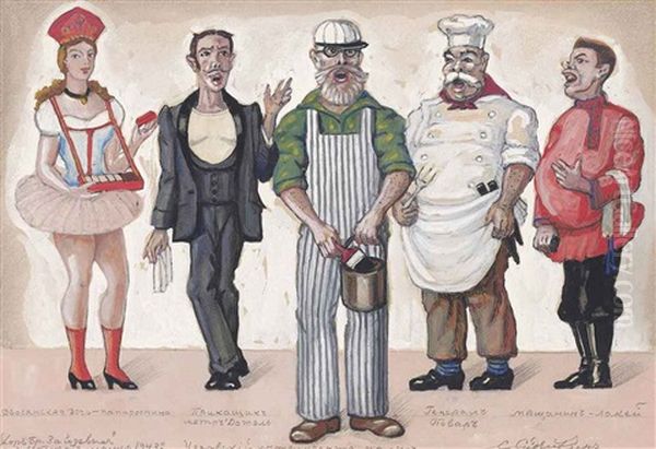 Costume Design For Chauve-souris Of 1943 - view 1