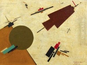Suprematist Composition by Nikolay Suetin