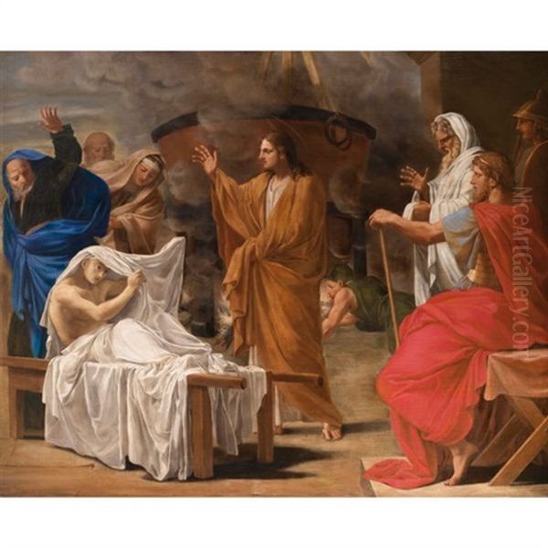 Le Christ Ressuscitant Le Fils De La Veuve De Naim - view 1