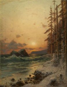 The Northern Coast In Winter