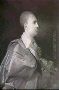 Portrait Of David Garrick, The Celebrated Actor by Luke Sullivan