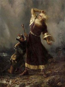 King Lear And The Fool (shakespeare, King Lear, Act Iii, Scene Ii) by William Holmes Sullivan