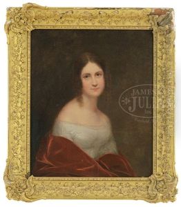 Portrait Of A Young Lady With Red Shawl