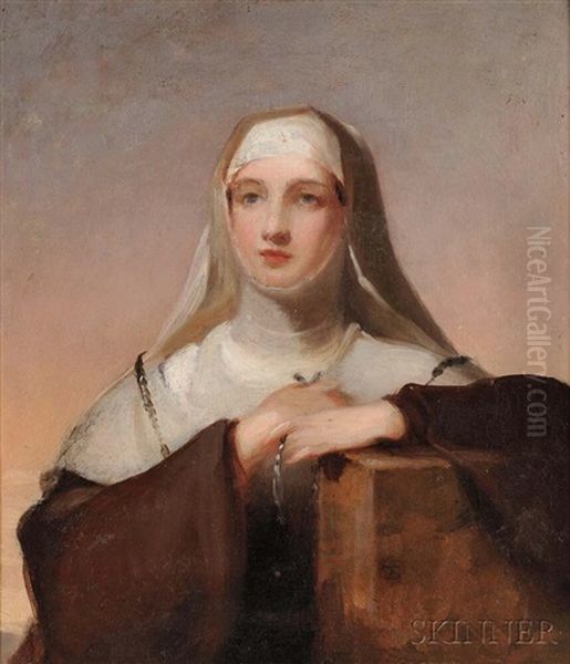 Study For Frances Anne Kemble As Isabella In "measure For Measure - view 1