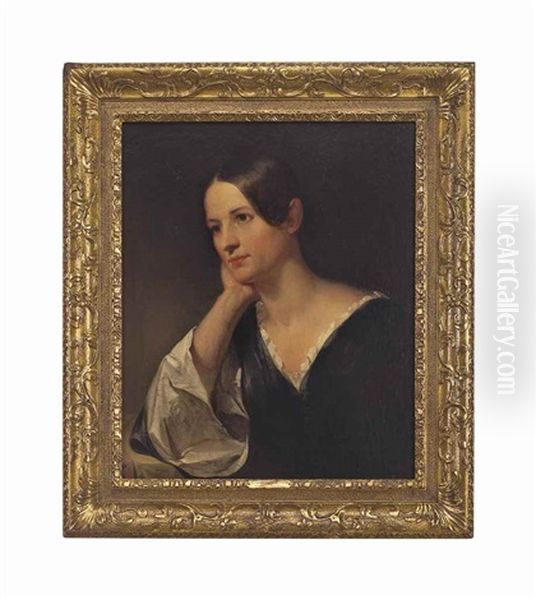 Portrait Of A Woman, Presumably Mrs. John Bradford Wallace (susan Binney) - view 1