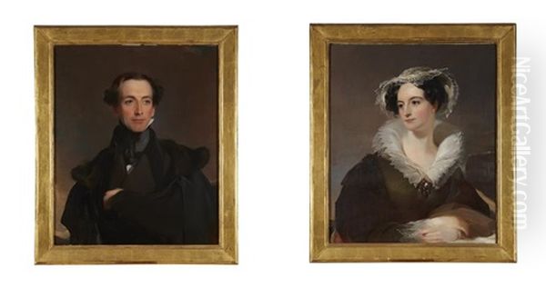 Pair Of Portraits: Jane Duval Leiper  And John Kintzing Kain (1795-1858) - view 1