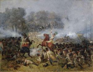 Infantry Battle. by Reinhold Braun