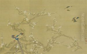 Magpies And Plum Blossoms by Sun Yi