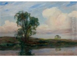 Landscape From A Shore by Thure Sundell