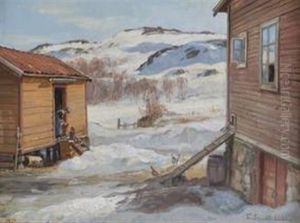 Aprildag, Kirkenes by Thoralv Sundt-Ohlsen