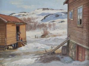 Sundt-ohlsen_hans Henrik Thoralv Aprildag, Kirkenes by Thoralv Sundt-Ohlsen