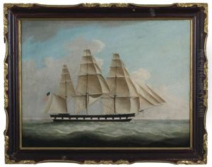 Portrait Of An American Ship At Sea Portrait Of An American Ship At Sea