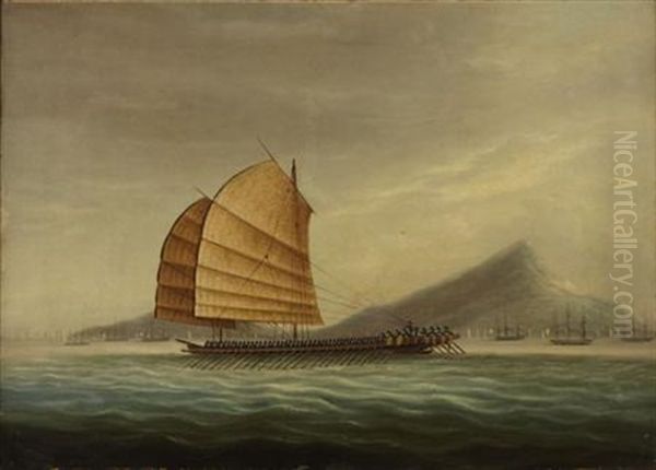 Junks And Fishing Boats Off The China Coast (+ Another; 2 Works) - view 1