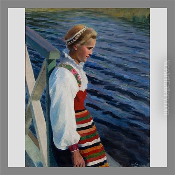 Girl In Folk Costume - view 1