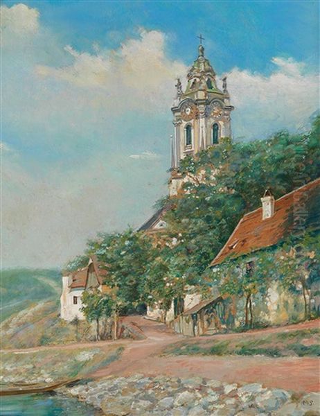 View Of The Church In Durnstein - view 1