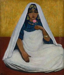 Portrait D'algerienne by Andre Sureda