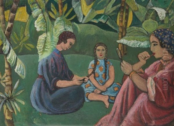 Femmes A La Toilette Women Resting - view 1
