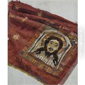 The Standard With The Mandylion Kept In The Armoury Of The Moscow Kremlin (preparatory Study From The Conquest Of Siberia By Yermak) by Vasili Ivanovich Surikov