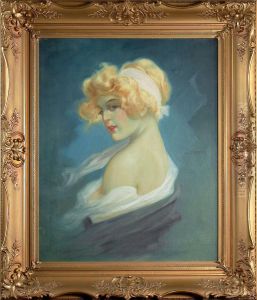 Flickportratt by Wilhelm Braun