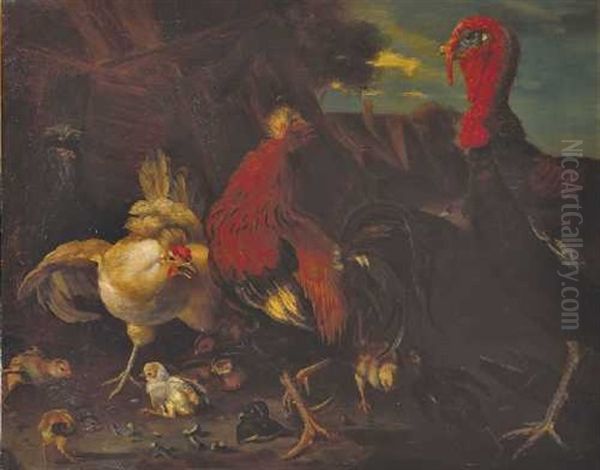 Huhnerhof (nach Melchior De Hondecoeter) - view 1