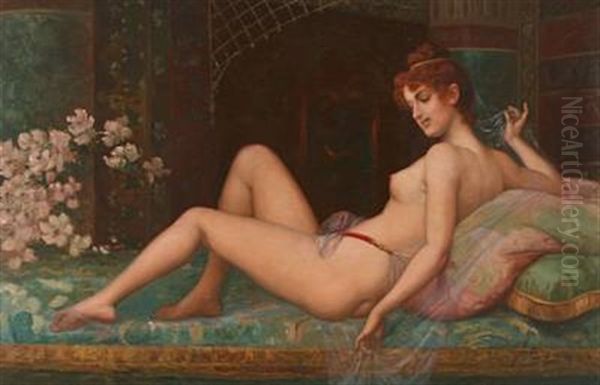 A Lying Female Model - view 1
