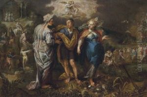 Ein Jungling (herkules?) Am Scheideweg by Friedrich Sustris