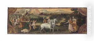 The Triumph Of Chastity by Lambert Sustris