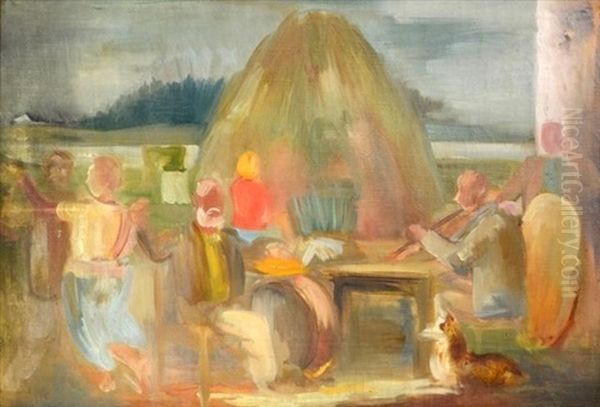 An Open-air Dance - view 1