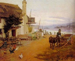 The Ship Inn, Porlock Harbour by Leghe Suthers