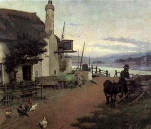 Porlock Harbor, Somerset by Leghe Suthers