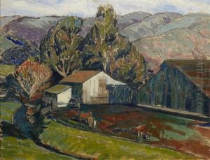 California Farm Scene by Walter Samuel Sutter
