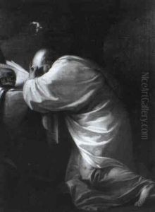 Ein Meditierender Moench by Joseph Benoit Suvee