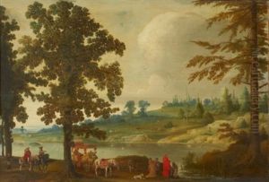 Dop Av Den Etiopiske Eunucken (figures By